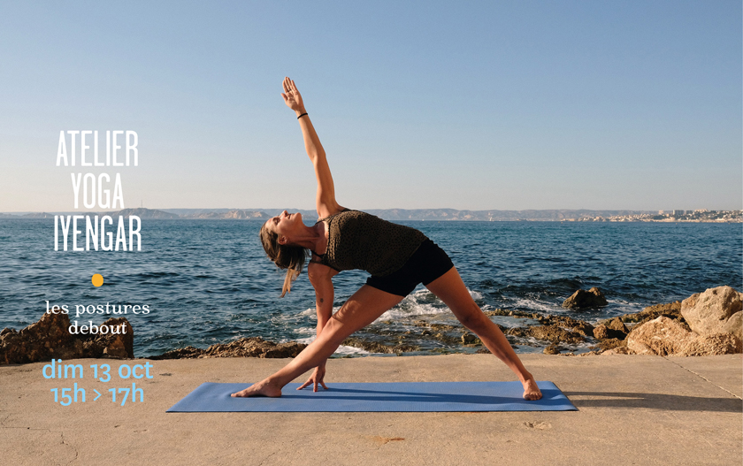 Yoga Iyengar extérieur mer Ió Marseille